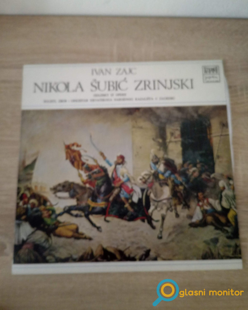 Nikola Šubić Zrinski, Ivan Zajc, gramofonska ploča